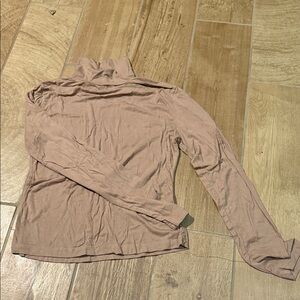 Women's Tan Turtleneck Top